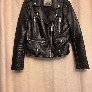 Women's Black Leather Jacket